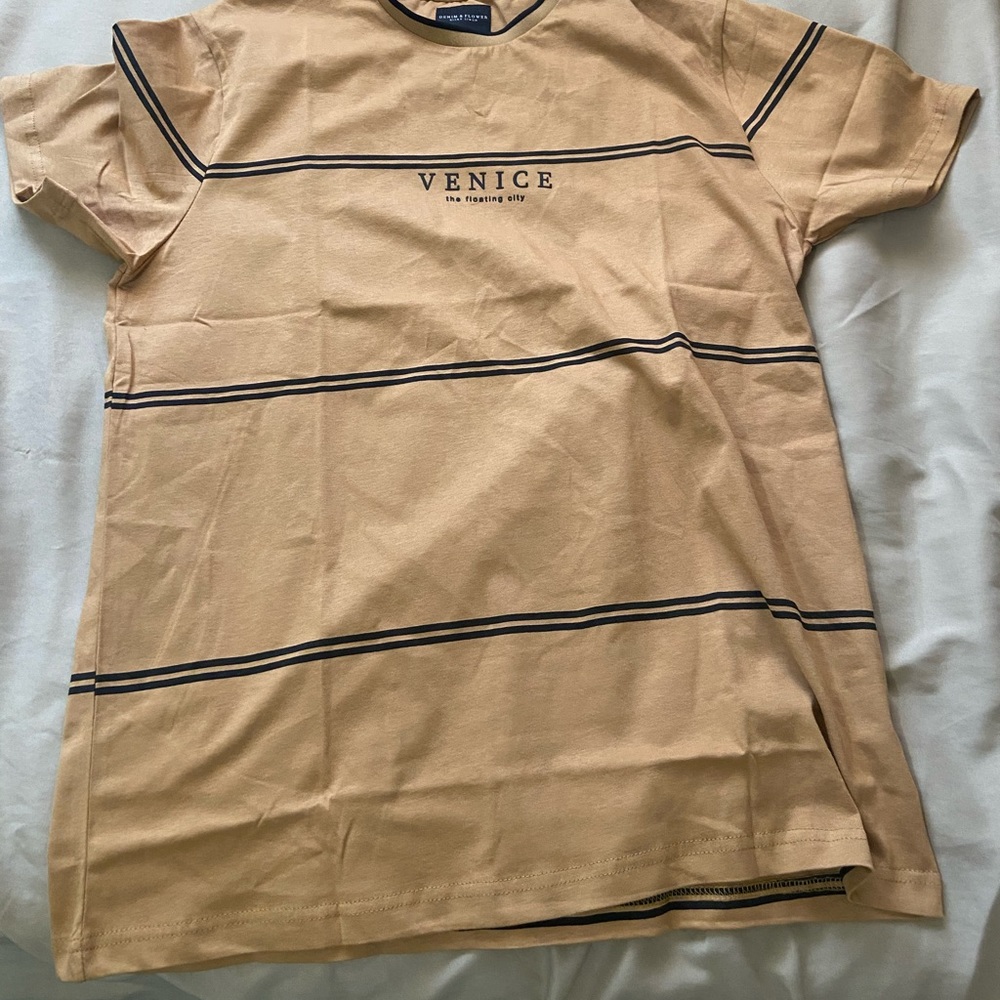 Tan Brown shirt from Denim & Flower